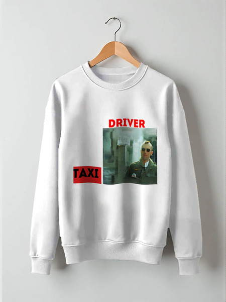 Заказать свитшот в Москве. Свитшот унисекс хлопковый taxi driver от Лилия Суслина - готовые дизайны и нанесение принтов.