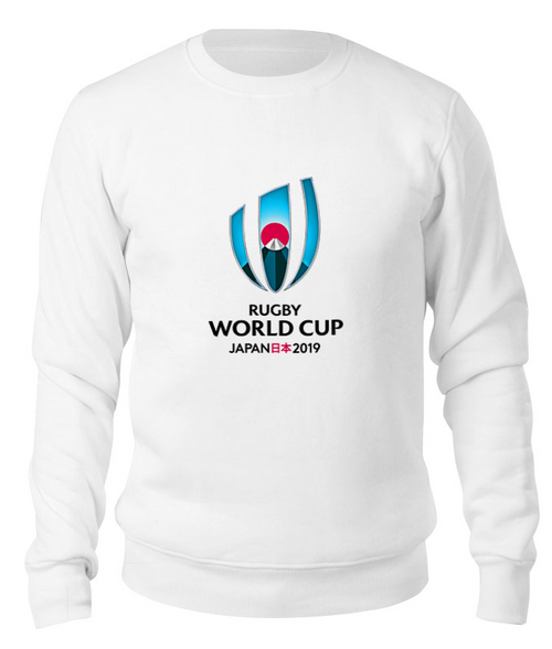 Заказать свитшот в Москве. Свитшот унисекс хлопковый Rugby world cup 2019 от Rugby  Man - готовые дизайны и нанесение принтов.