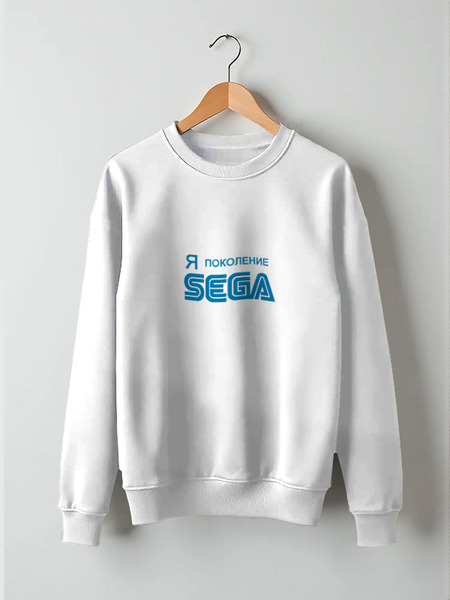 Заказать свитшот в Москве. Свитшот унисекс хлопковый Я-SEGA от Мирон Капица - готовые дизайны и нанесение принтов.