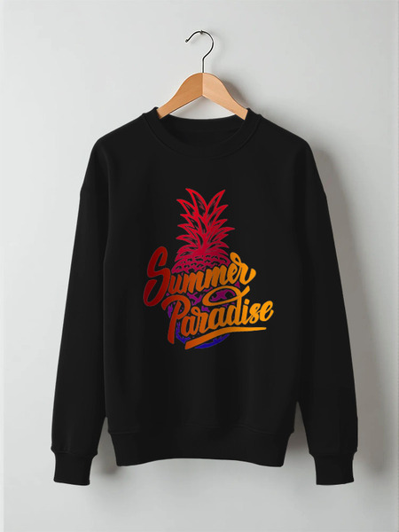 Заказать свитшот в Москве. Свитшот унисекс хлопковый Summer Paradise от balden - готовые дизайны и нанесение принтов.