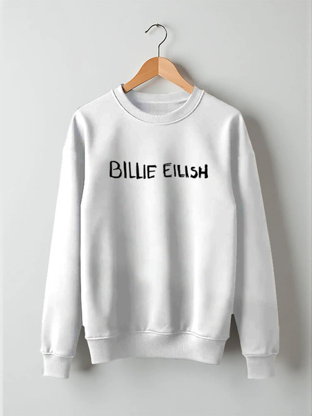 Заказать свитшот в Москве. Свитшот унисекс хлопковый Billie Eilish от DESIGNER   - готовые дизайны и нанесение принтов.