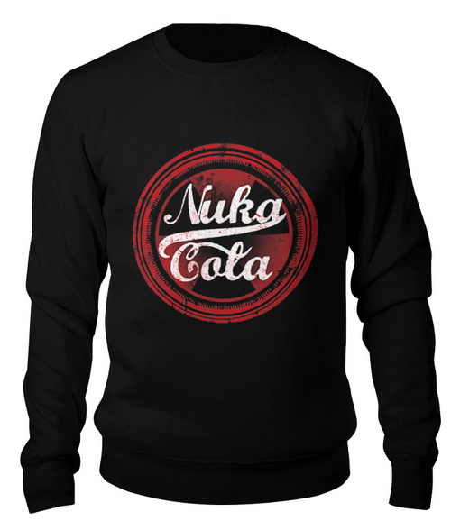 Заказать свитшот в Москве. Свитшот унисекс хлопковый Nuka Cola от printik - готовые дизайны и нанесение принтов.