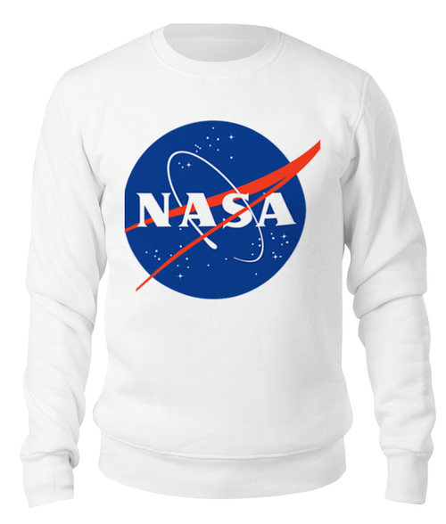 Заказать свитшот в Москве. Свитшот унисекс хлопковый Nasa. от mis.20132014@yandex.ru - готовые дизайны и нанесение принтов.