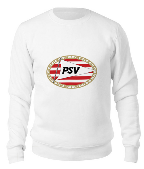 Заказать свитшот в Москве. Свитшот унисекс хлопковый PSV FC от THE_NISE  - готовые дизайны и нанесение принтов.