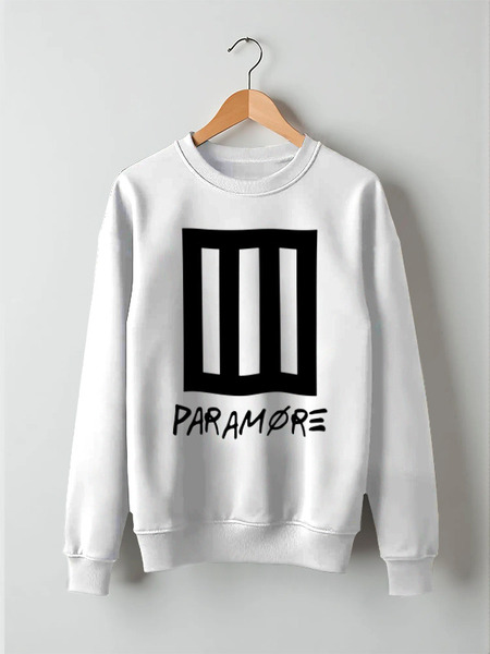 Заказать свитшот в Москве. Свитшот унисекс хлопковый Paramore от geekbox - готовые дизайны и нанесение принтов.