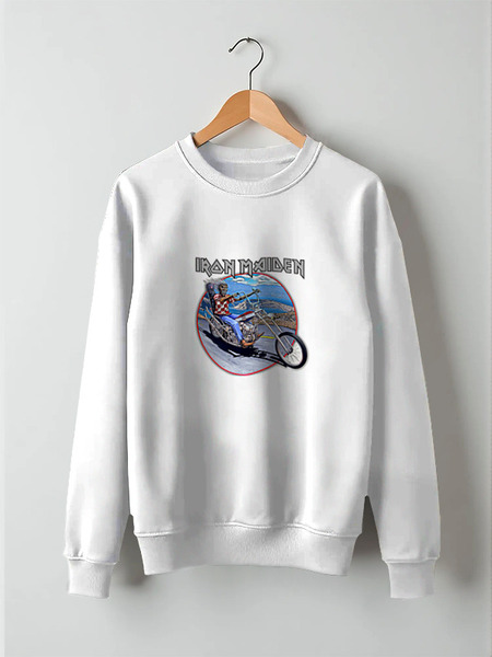 Заказать свитшот в Москве. Свитшот унисекс хлопковый Iron Maiden Band от Leichenwagen - готовые дизайны и нанесение принтов.