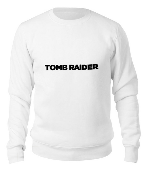 Заказать свитшот в Москве. Свитшот унисекс хлопковый Tomb Raider от THE_NISE  - готовые дизайны и нанесение принтов.