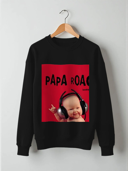Заказать свитшот в Москве. Свитшот унисекс хлопковый papa roach - lovehate tragedy album от uri_star@ukr.net - готовые дизайны и нанесение принтов.