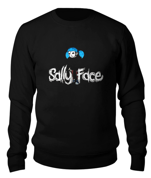Заказать свитшот в Москве. Свитшот унисекс хлопковый Sally Face (Салли фейс) от Анастасия Вахрушева - готовые дизайны и нанесение принтов.