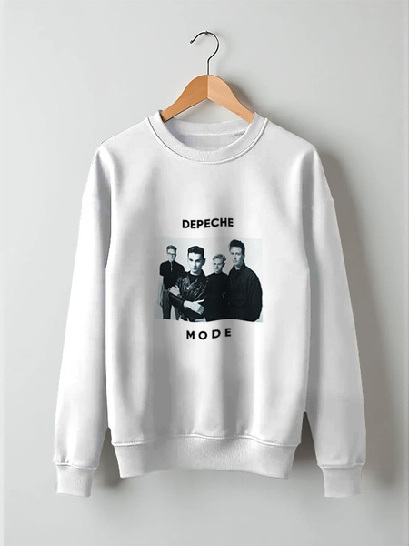 Заказать свитшот в Москве. Свитшот унисекс хлопковый DEPECHE MODE от fotokoval@mail.ru - готовые дизайны и нанесение принтов.