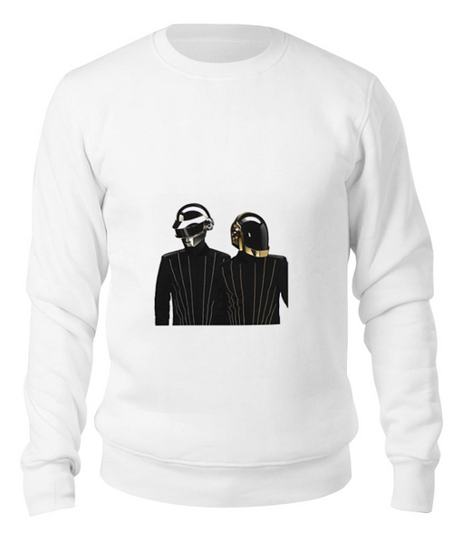Заказать свитшот в Москве. Свитшот унисекс хлопковый Daft Punk - Electoma  от KinoArt - готовые дизайны и нанесение принтов.