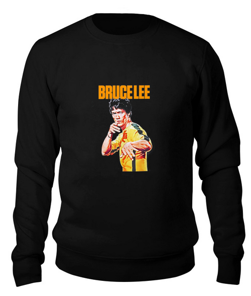 Заказать свитшот в Москве. Свитшот унисекс хлопковый Bruce Lee от Leichenwagen - готовые дизайны и нанесение принтов.