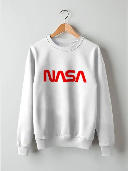 Заказать свитшот в Москве. Свитшот унисекс хлопковый NASA  от DESIGNER   - готовые дизайны и нанесение принтов.