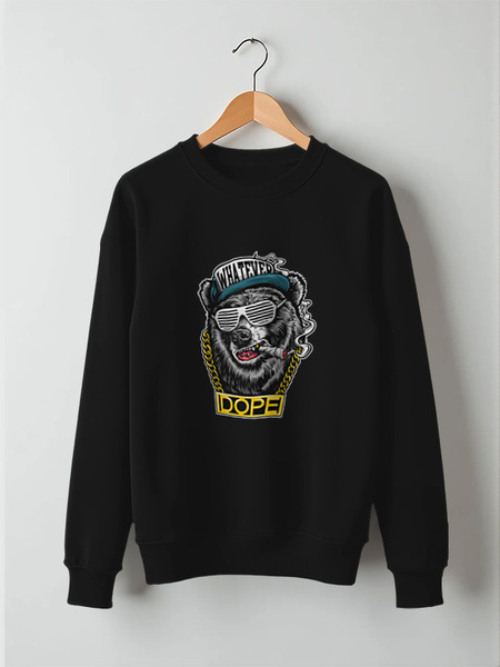 Заказать свитшот в Москве. Свитшот унисекс хлопковый Animal Art от Leichenwagen - готовые дизайны и нанесение принтов.