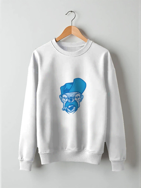 Заказать свитшот в Москве. Свитшот унисекс хлопковый Клоун от YellowCloverShop - готовые дизайны и нанесение принтов.