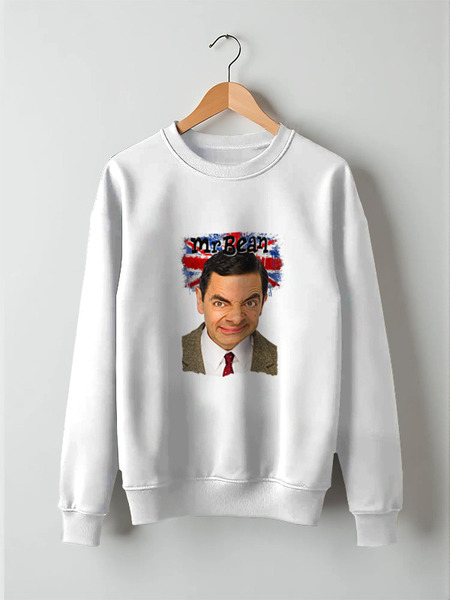 Заказать свитшот в Москве. Свитшот унисекс хлопковый Mr.Bean от Leichenwagen - готовые дизайны и нанесение принтов.
