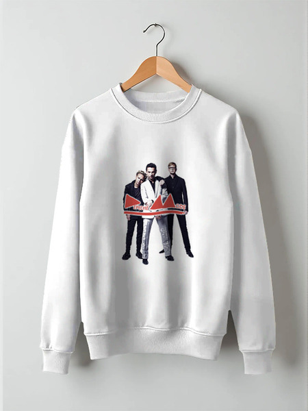 Заказать свитшот в Москве. Свитшот унисекс хлопковый Depeche Mode - The Band от Black Pimpf - готовые дизайны и нанесение принтов.