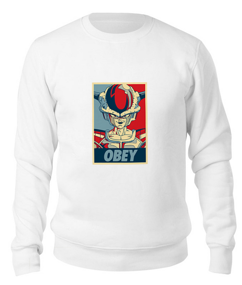 Заказать свитшот в Москве. Свитшот унисекс хлопковый Lord Freeza (Жемчуг Дракона) от trugift - готовые дизайны и нанесение принтов.