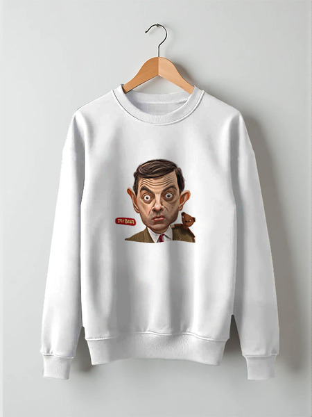 Заказать свитшот в Москве. Свитшот унисекс хлопковый Mr.Bean от Leichenwagen - готовые дизайны и нанесение принтов.
