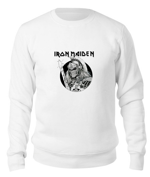 Заказать свитшот в Москве. Свитшот унисекс хлопковый Iron Maiden Band от Leichenwagen - готовые дизайны и нанесение принтов.