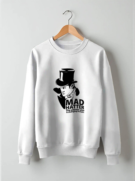 Заказать свитшот в Москве. Свитшот унисекс хлопковый Mad Hatter (Doctor Who) от coolmag - готовые дизайны и нанесение принтов.
