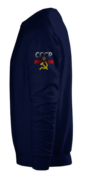 Заказать свитшот в Москве. Свитшот унисекс хлопковый СОВЕТСКИЙ СОЮЗ от Phoenix-W  - готовые дизайны и нанесение принтов.