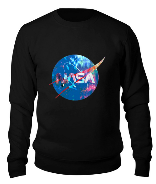 Заказать свитшот в Москве. Свитшот унисекс хлопковый  Знак NASA от THE_NISE  - готовые дизайны и нанесение принтов.