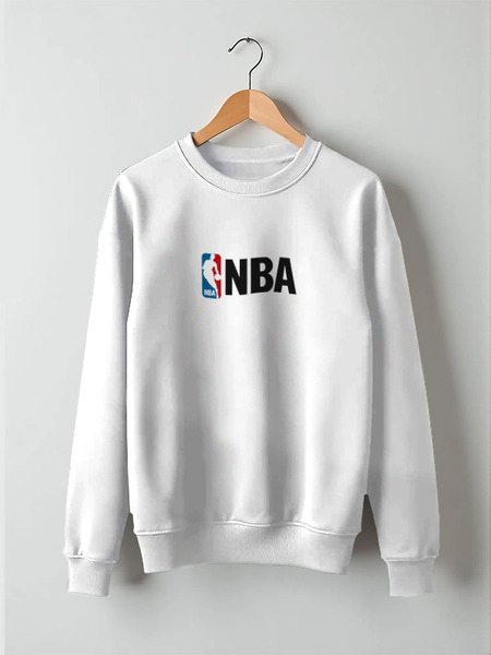 Заказать свитшот в Москве. Свитшот унисекс хлопковый National Basketball Association от Сергей Дульнев - готовые дизайны и нанесение принтов.