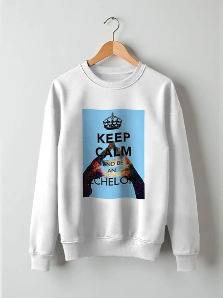 Заказать свитшот в Москве. Свитшот унисекс хлопковый Keep calm and be an Echelon от prettydisaster - готовые дизайны и нанесение принтов.