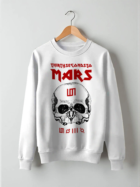 Заказать свитшот в Москве. Свитшот унисекс хлопковый 30 Seconds to Mars от geekbox - готовые дизайны и нанесение принтов.