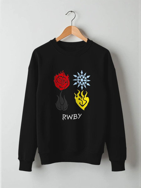 Заказать свитшот в Москве. Свитшот унисекс хлопковый RWBY   от geekbox - готовые дизайны и нанесение принтов.
