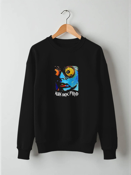 Заказать свитшот в Москве. Свитшот унисекс хлопковый Alien Sex Fiend / Acid Bath от OEX design - готовые дизайны и нанесение принтов.