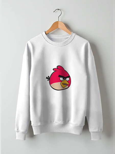 Заказать свитшот в Москве. Свитшот унисекс хлопковый Angry birds от Diana Rabinovich - готовые дизайны и нанесение принтов.