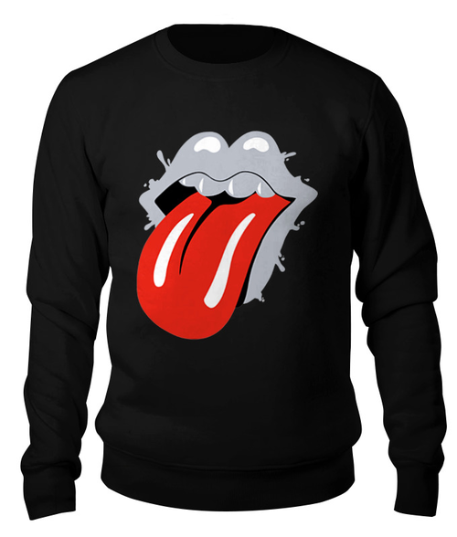 Заказать свитшот в Москве. Свитшот унисекс хлопковый The Rolling Stones от Romanova - готовые дизайны и нанесение принтов.
