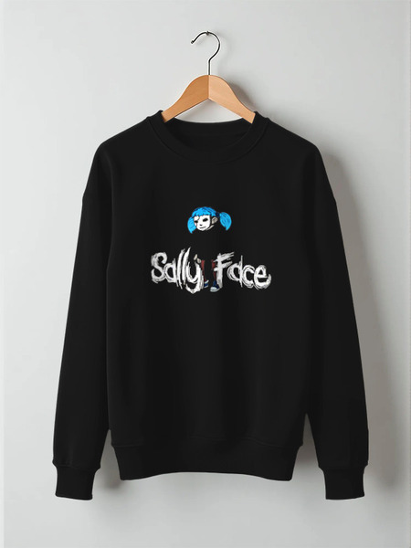 Заказать свитшот в Москве. Свитшот унисекс хлопковый Sally Face (Салли фейс) от Анастасия Вахрушева - готовые дизайны и нанесение принтов.