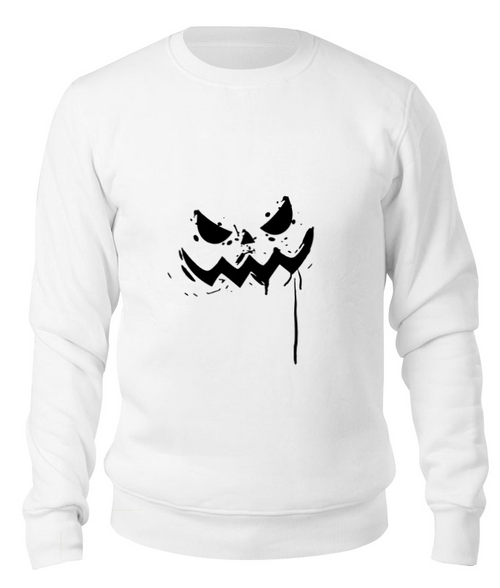 Заказать свитшот в Москве. Свитшот унисекс хлопковый Halloween от denis01001 - готовые дизайны и нанесение принтов.