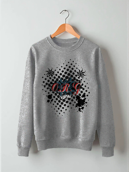 Заказать свитшот в Москве. Свитшот унисекс хлопковый O.R.G 1991 Original Denim от smirf158@gmail.com - готовые дизайны и нанесение принтов.