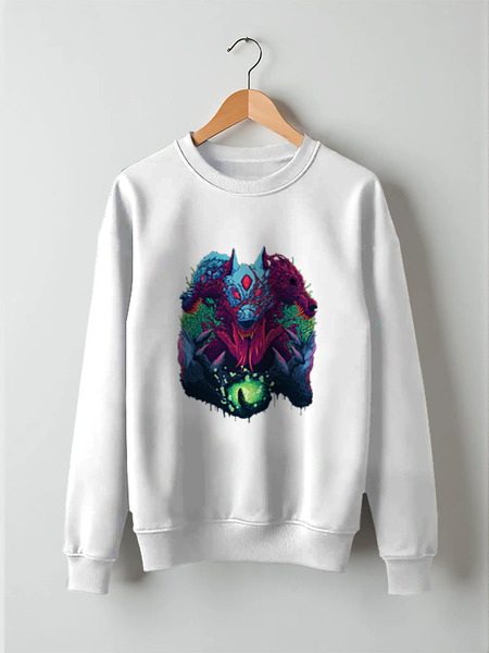Заказать свитшот в Москве. Свитшот унисекс хлопковый Hyper Beast от Никита Узумаки - готовые дизайны и нанесение принтов.