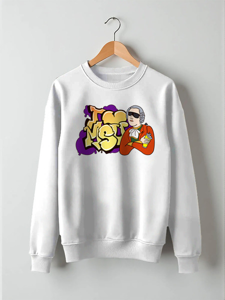 Заказать свитшот в Москве. Свитшот унисекс хлопковый C1 I Love MSU (Purple) от AR Print - готовые дизайны и нанесение принтов.
