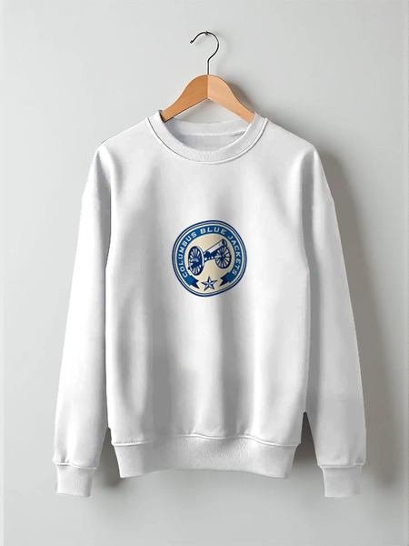 Заказать свитшот в Москве. Свитшот унисекс хлопковый Columbus Blue Jackets / NHL USA от KinoArt - готовые дизайны и нанесение принтов.