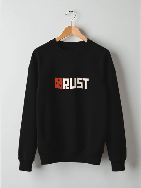 Заказать свитшот в Москве. Свитшот унисекс хлопковый Rust. The computer game от Егор - готовые дизайны и нанесение принтов.