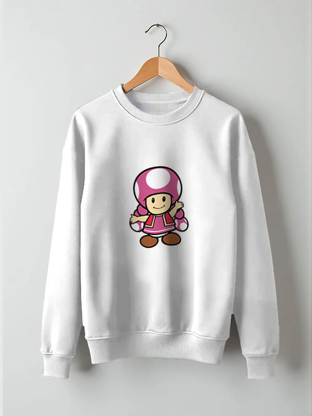 Заказать свитшот в Москве. Свитшот унисекс хлопковый Toadette (Mario) от trugift - готовые дизайны и нанесение принтов.