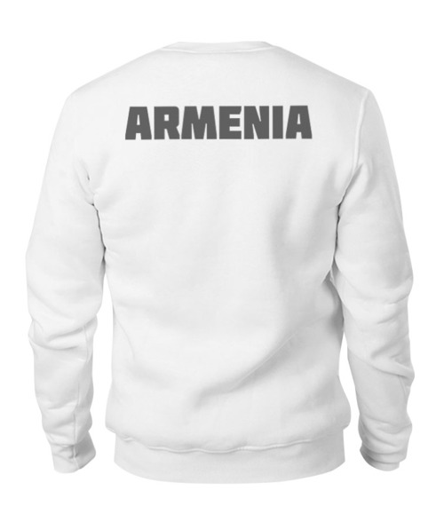 Заказать свитшот в Москве. Свитшот унисекс хлопковый Герб Армении от ar_lev - готовые дизайны и нанесение принтов.