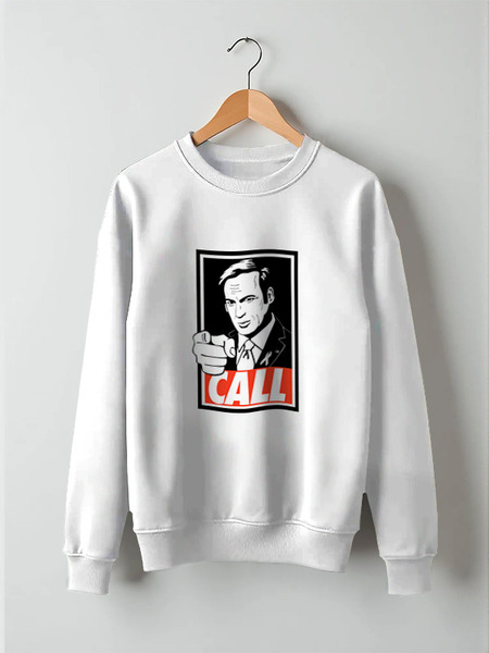 Заказать свитшот в Москве. Свитшот унисекс хлопковый Better call Saul от coolmag - готовые дизайны и нанесение принтов.