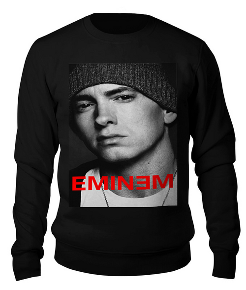 Заказать свитшот в Москве. Свитшот унисекс хлопковый Eminem от THE_NISE  - готовые дизайны и нанесение принтов.