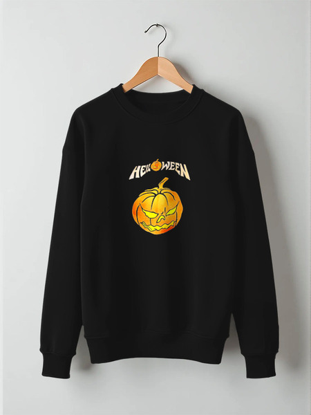 Заказать свитшот в Москве. Свитшот унисекс хлопковый Helloween ( rock band ) от Leichenwagen - готовые дизайны и нанесение принтов.