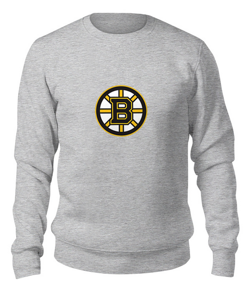 Заказать свитшот в Москве. Свитшот унисекс хлопковый Boston Bruins от dobryidesign - готовые дизайны и нанесение принтов.