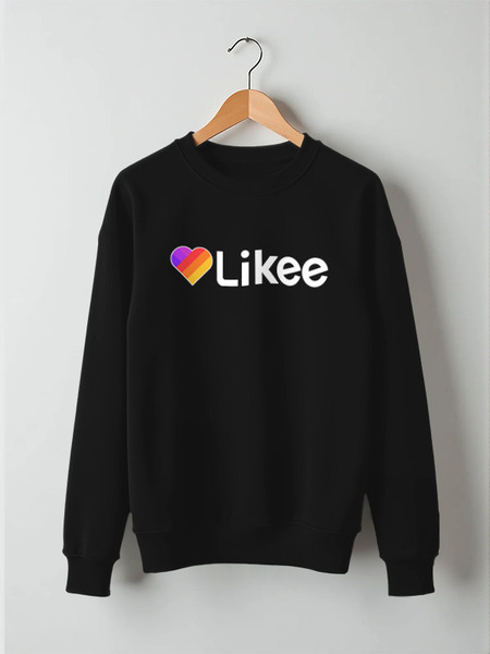 Заказать свитшот в Москве. Свитшот унисекс хлопковый Likee  от DESIGNER   - готовые дизайны и нанесение принтов.