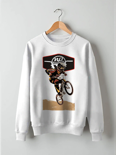 Заказать свитшот в Москве. Свитшот унисекс хлопковый No Rules BMX Dirt Racing от TheAndarz  - готовые дизайны и нанесение принтов.