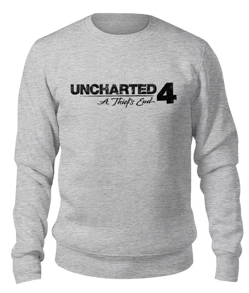 Заказать свитшот в Москве. Свитшот унисекс хлопковый ◈Uncharted 4◈ от balden - готовые дизайны и нанесение принтов.